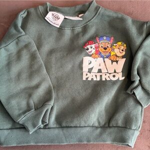 Paw Patrol Kids Sweatshirt in Forest Green
